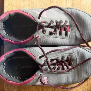 Vivo Barefoot Gray and Pink Athletic Shoes